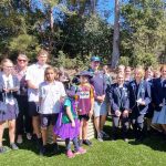 Inaugural Flinders Environment Summit guests visit the Primary School's Edible Garden Project