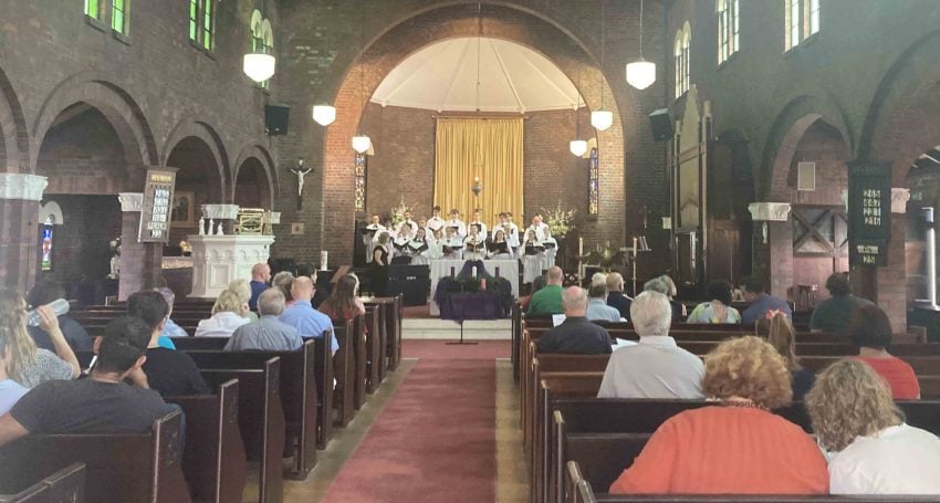 “Carols on the Hill” Christmas event at Holy Trinity, Woolloongabba