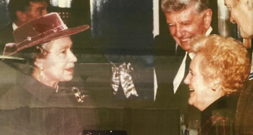 Catherine meeting Queen Elizabeth II