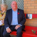 Burleigh Heads Anglican Church Red Bench unveiling
