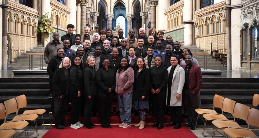 The Anglican Pilgrimage international cohort of seminarians, clergy and lecturers