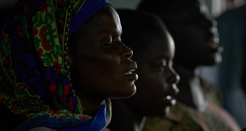 Women in Sudan praying