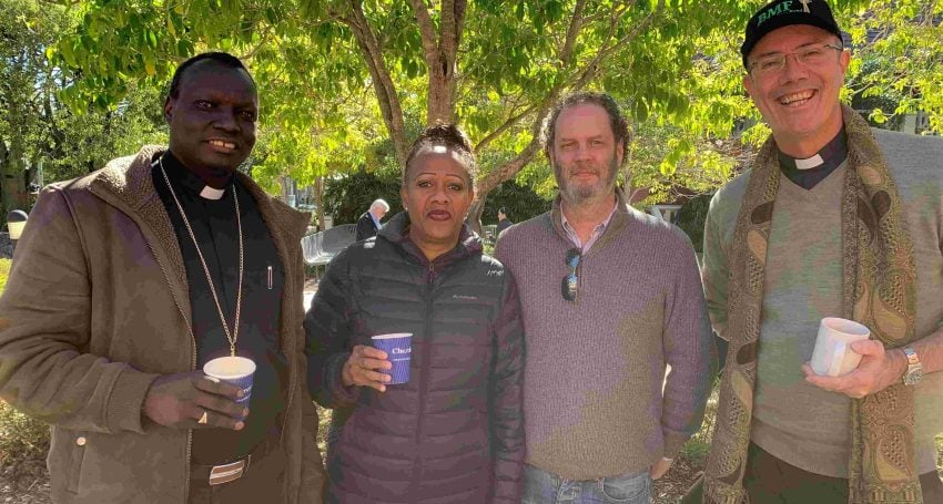 Bishop Daniel Abot and fellow Synod members