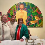 Bernice Ross and Dr Ian Ross (Old Friary worshipping community members) and The Rev’d Sandra Kjellgren (Chaplain)
