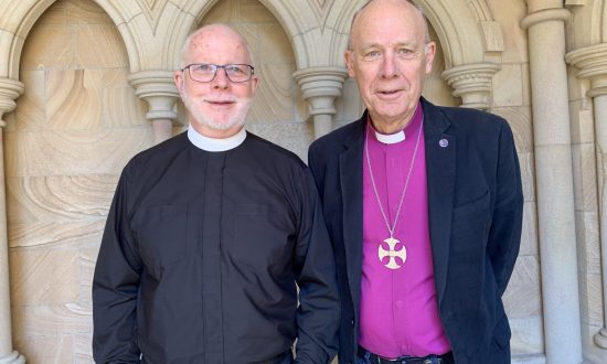 The Very Rev'd Dr Peter Catt and Bishop Bill Ray from St John's Anglican Cathedral: the Cathedral is a Resource Church