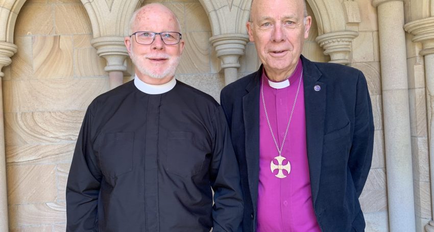 The Very Rev'd Dr Peter Catt and Bishop Bill Ray from St John's Anglican Cathedral: the Cathedral is a Resource Church