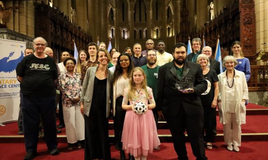 Attendees at the 12th annual International Day of Peace event in St John's Cathedral on 21 September 2023