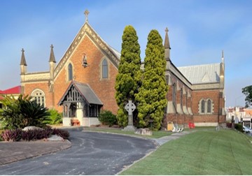 Old Anglican church in Ipswich