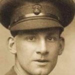 World War I poet Siegfried Sassoon in military uniform