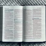 Open Bible to New Testament