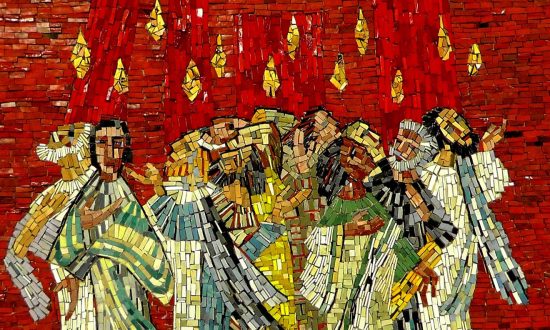 Mosaic of the Pentecost
