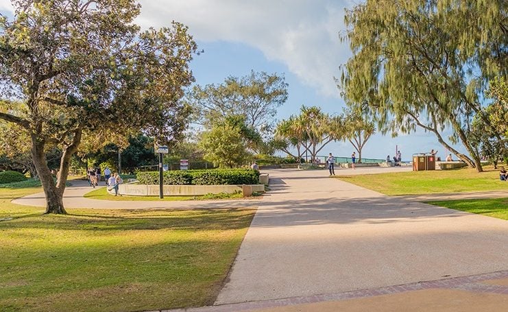 Park by the beach