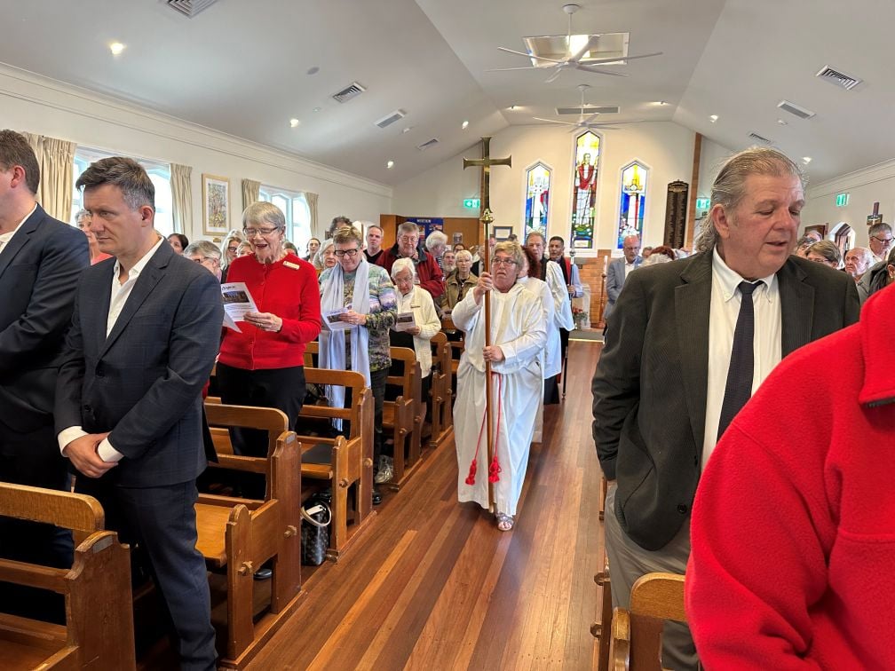 Church service procession