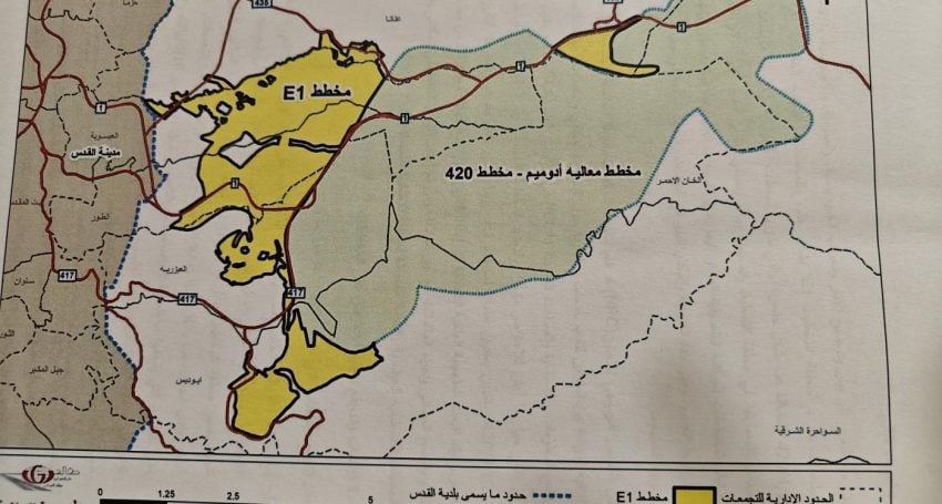 An image of a map of Jerusalem
