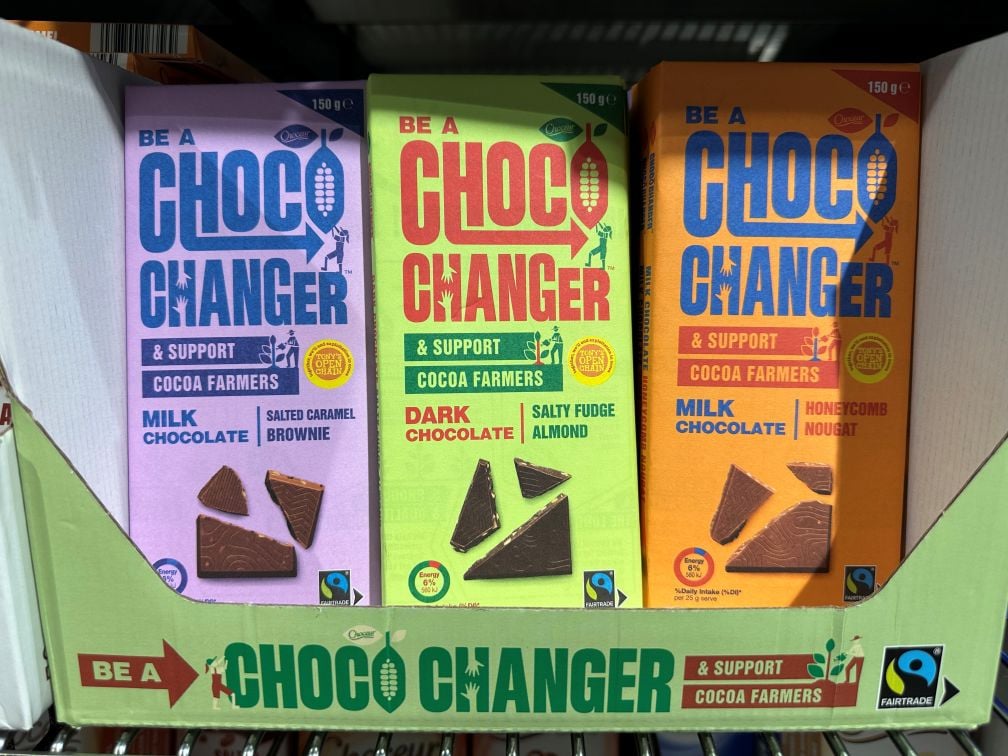 Adli chocolate on a shelf