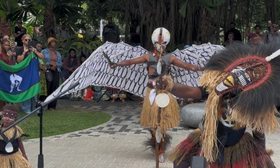 Torres Strait Islander dancers