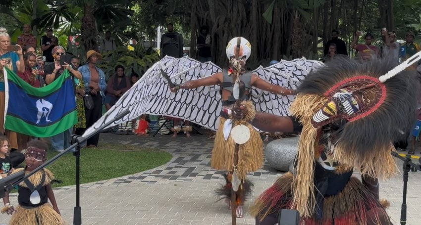 Torres Strait Islander dancers